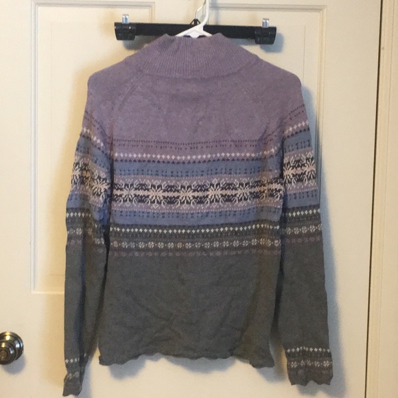 Eddie Bauer 1/4 Zip sweater size medium - Picture 3 of 3